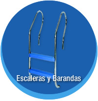 escaleras y barandas para piscinas